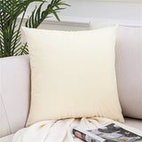 Qfdian Cozy apartment aesthetic valentines day decoration Solid Color Velvet Pillowcases Soft Cushion Covers Square Decorative Pillows For Sofa Bed Car Home Throw Pillow Christmas Gift