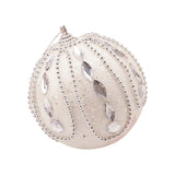 Qfdian valentines day decorations for the home hot sale new  8CM flower Wreath Decoration Christmas Home Decor Christmas Rhinestone Glitter Baubles Ball Xmas Tree Ornament #66