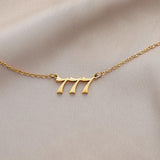 Personalized Stainless Steel Arabic Name Custom Necklaces For Women Men Gold Color Chain Lover Necklace Jewelry