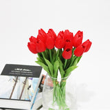 Tulip Artificial Flower Real Touch Artificial Bouquet Fake Flower Wedding Decoration Flowers Tulips For Home Decoration Tulipany