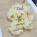 Qfdian wedding decorations hot sale new 20PCS Cherry Blossom Flower Branch High Quality Lifelike Fake Flower DIY Home Party Decoration Wedding Arch Decoration
