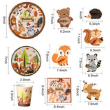 Staraise Woodland Animal Jungle Forest DIY Party Decor Woodland Birthday Party Baby Shower Decor Kids Birthday Party Supplies