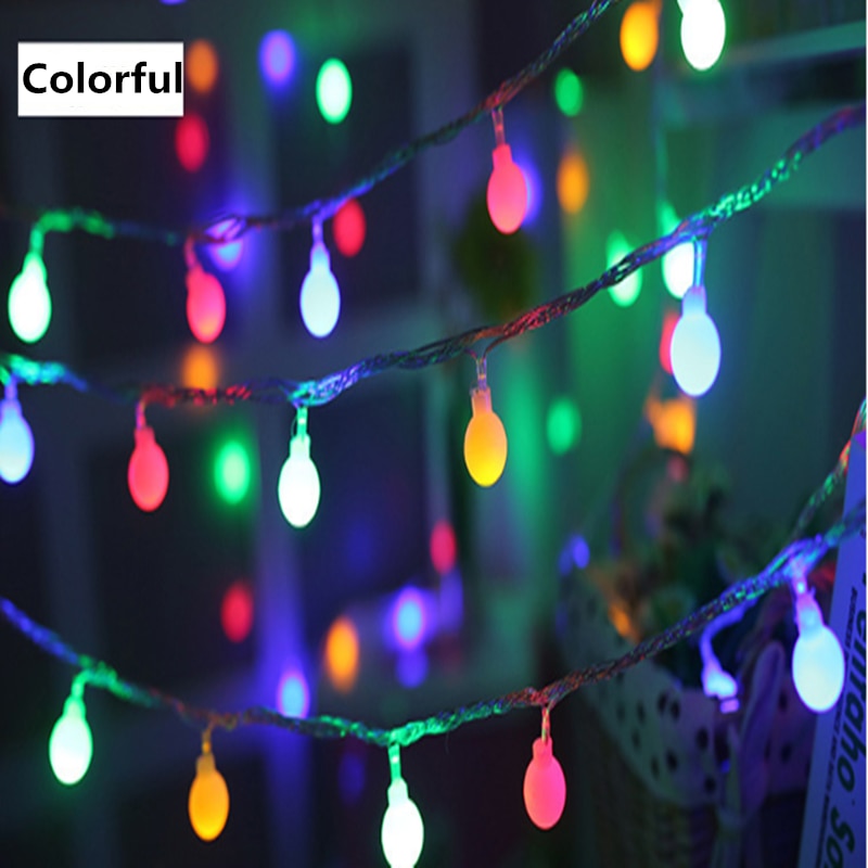 Qfdian  Christmas 1/3/6m Led String Lights Christmas Garland Christmas Decorations for Home New Year Adornos De Navidad Home Decor Natal Noel