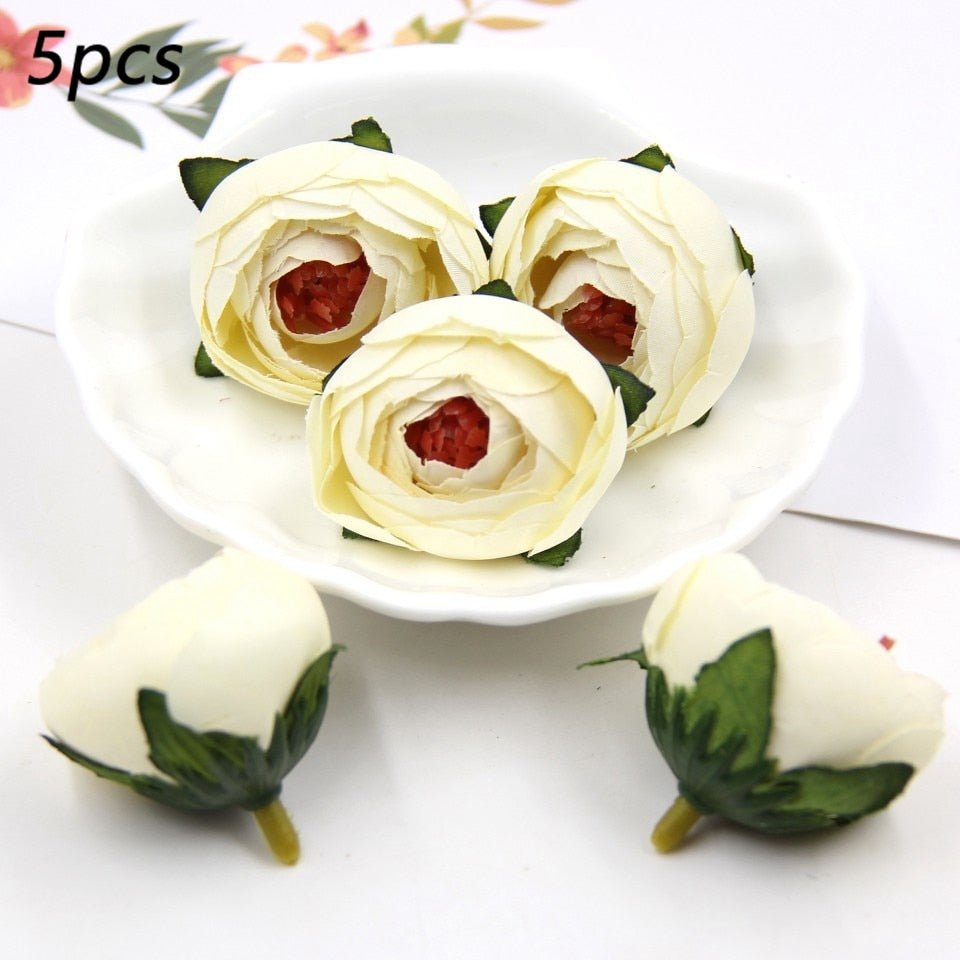 Qfdian Party gifts Party decoration hot sale new 1Set Birthday Acrylic Cake Topper Artificial Butterfly Flower Head Baby Shower Wedding Party Decoration DIY Gift Baking Supplies