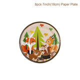 Staraise Woodland Animal Jungle Forest DIY Party Decor Woodland Birthday Party Baby Shower Decor Kids Birthday Party Supplies