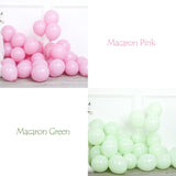 Qfdian Party decoration hot sale new 120Pcs Macaron Pink Green Color Balloons Garland Kit Arch Gold Butterfly Decors Wedding Baby Shower Decorations Globo Home Decor