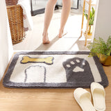 Qfdian Cozy apartment aesthetic Soft Bathroom Carpet Area Rugs Mat Water Absorbent Kitchen Carpet Floor Carpets for Living Room Home Decor Entrance Doormat