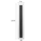 Qfdian Outdoor Waterproof IP65 Modern LED Wall Lamp 85~265V Living Room Bedroom Corridor Porch Indoor street path sconce Lighting