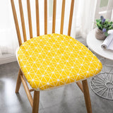 Nordic Print Sponge Dining Chair Cushion Cotton Hemp Non-Slip Dining Decor Chair Cushions Comfor Office Living Stool Cushion