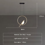 Modern Simplicity LED wall lamp Magpie bird model Light sconce light indoor lighting home kitchen bedside bedroom living room