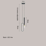 Modern Lustre Minimalist LED Chandelier Pendant Lights Nordic Bedroom Bedside Long Line Light suspensions luminaire Home Decor