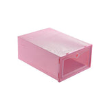 Qfdian 6 Pcs Transparent Plastic Shoe Storage Boxes Fantastic Clothes Storage Containers Box Japanese Flip Drawer Toy Organizer