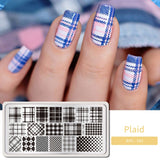 Qfdian Valentine Day Nail Stamping Plates Heart Love Animal Artist Stamping Template Nail Design Stencil Tools Manicure