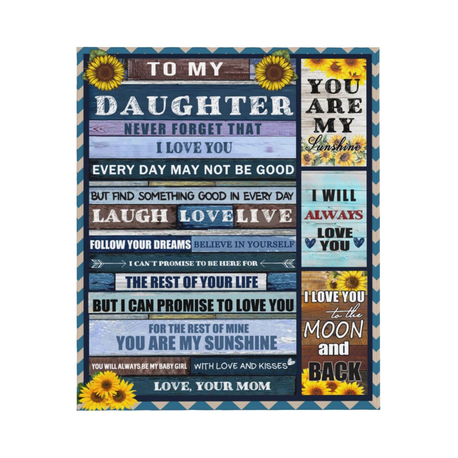 Mother's Day Gifts for Mom, Throw Blanket to My Mom from Daughter Son, Birthday Gifts for Mom,, Soft Bed Flannel Mother Blanket