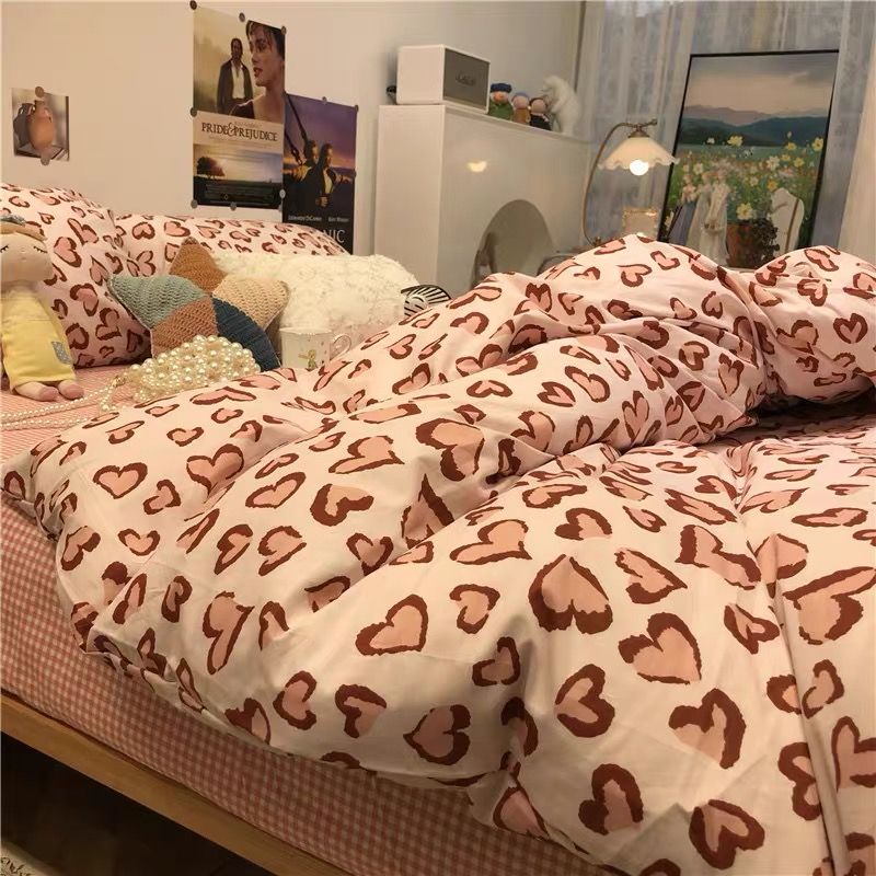 Green Flower Bedding Set Bed Sheet Set Flat Sheet Pillowcases Duvet Cover Cool Fashion Home Textile For Adults Kids Bed Linen