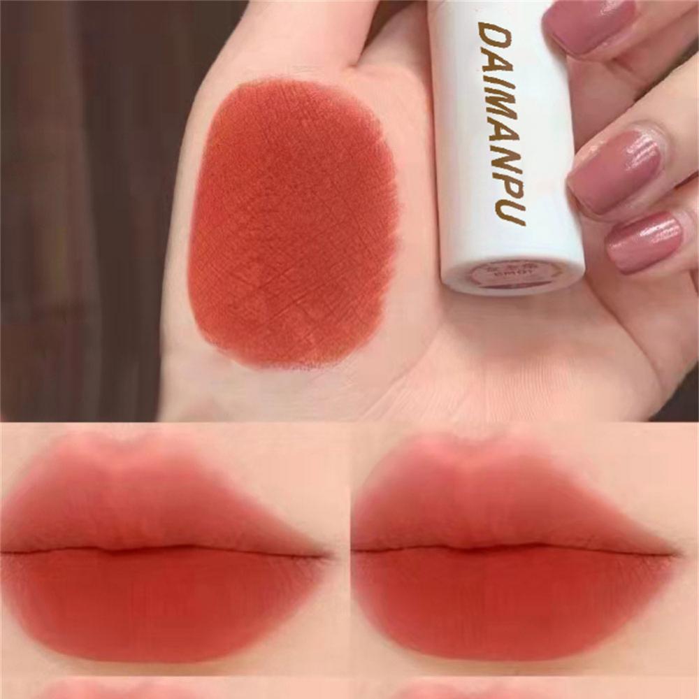 Pink Bear Lipstick Matte Velvet Lip Gloss Sexy Red Lip Tint Makeup Waterproof Lipgloss Long Lasting Lip Stick Korean Cosmetics