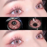 1 Pair/2PCS Colored Lenses For Eyes Makeup High Quality Fashion Eyes Contact Lenses Beauty Pupil with Lens Companion Box