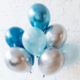 12pcs 5/10/12inch Metal Pearl Latex Balloons Chrome Glossy Metallic Colors Balloon Globos Gold Birthday Party Event Decoration