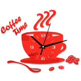 Mini Home Wall Clock 3D DIY Acrylic Mirror Stickers For Home Decoration Living Room Quartz Needle Self Adhesive Hanging Watch