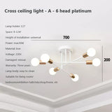 Modern Creative Chandelier LED Lighting Romantic Minimalist Black White Golden Bedroom Living  Dining Room Ceiling Decor Lamp