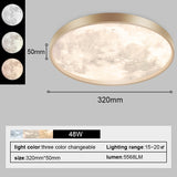 Chandelier Moon 48W Dimmable  Led Ceiling Lamp Moon for Bedroom Dining Room Ceiling Lights Home Indoor Lighting Decor Lamp