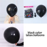 Qfdian Party decoration hot sale new 100Pcs Black Gold Graduation Balloons Garland Adult Birthday Graduates Ceremony Decorations Class Of 2022 My Graduated Events