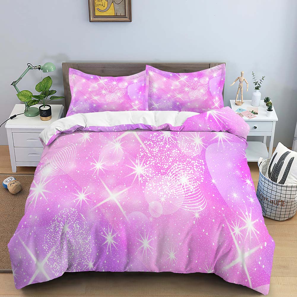 Rainbow Printing Bedding Set Colorful Stripe Comforter Cover Soft Bedding Set Twin King Queen Size 2/3pcs Polyester Quilt Cover