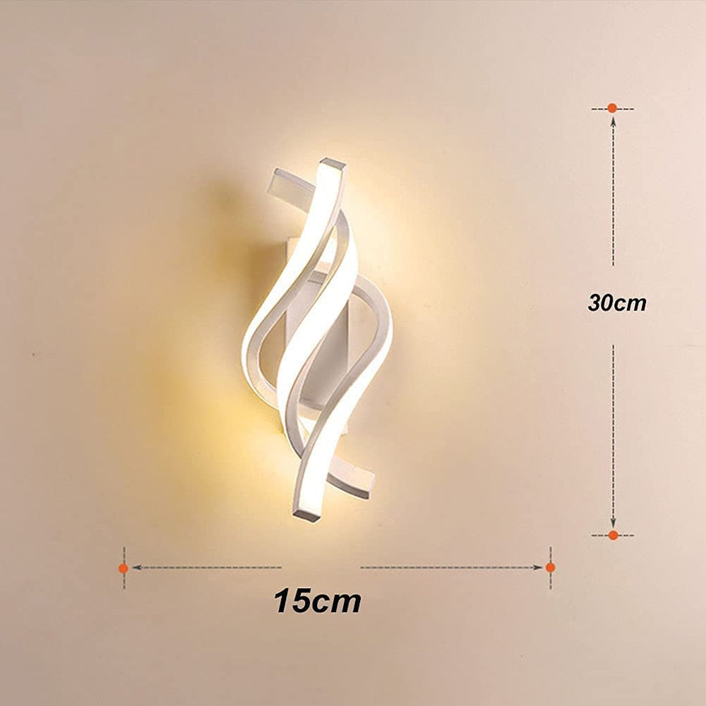 2pcs Modern Led Wall Light Nordic Rotation LED Wall Lamp for Living Room Bedroom Bedside Aisle Home Decor Indoor Sconce Lighting