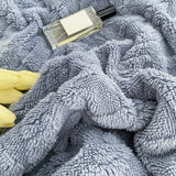 Qfdian Home Thick Bed Blanket Double Sided Lamb Cashmere Fleece Plaid Blankets Winter Warm Throw Sofa Cover Newborn Wrap Kids Bedspread
