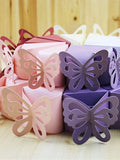 Qfdian Party gifts Party decoration hot sale new 10 Pcs/lot Butterfly Party Wedding Candy Box Wedding Carriage European Cake Box Creative Birthday Baby Shower Favors Gift Bag