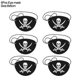 Qfdian halloween decorations halloween costumes halloween gift Halloween Pirate Hat Cap Decoration Kids Adult Halloween Masquerade Captain Cosplay Costume Props Pirate Theme Birthday Party