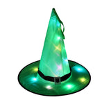 Qfdian halloween decorations halloween costumes Lighted Witch Hats Halloween Decorations Can Be Hung Tree Hanging Ornament Halloween Costume Cosplay Wicked Witch Supplies