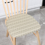 Nordic Print Sponge Dining Chair Cushion Cotton Hemp Non-Slip Dining Decor Chair Cushions Comfor Office Living Stool Cushion