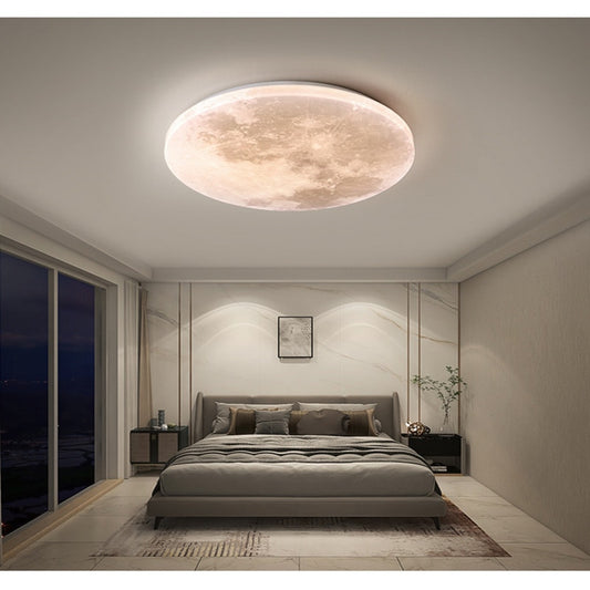 Chandelier Moon 48W Dimmable  Led Ceiling Lamp Moon for Bedroom Dining Room Ceiling Lights Home Indoor Lighting Decor Lamp