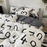 Cute Cartoon Bedding Set Kids Single Queen Size Duvet Cover Flat Sheet Pillowcase Bed Linen Boys Girls Fashion Home Textile