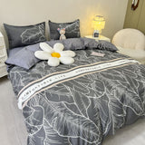 Bedding Set Cute Dinosaur Kids Adult Flat Sheet Duvet Cover Pillowcase Single Double Full Size Bed Linen Bear Panda Home Textile