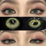 1 Pair/2PCS Colored Lenses For Eyes Makeup High Quality Fashion Eyes Contact Lenses Beauty Pupil with Lens Companion Box