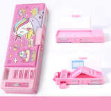 Qfdian Pencil Cases Case Material Escolar Unicorn Kawaii Estuche Stationery School Supplies Trousse Scolaire Cute Multifunction Pen Box