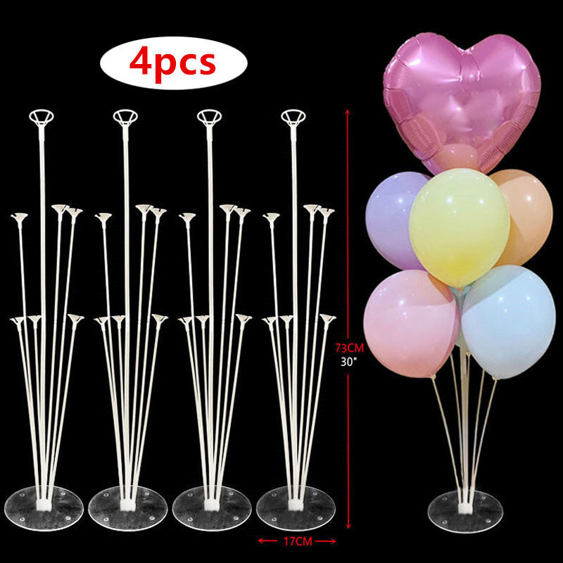 1/2Set Column Balloon Stand for Baby Shower Birthday Wedding Party Decoration Eid Baloon Arch Kit Pump Clip Ballons Accessories