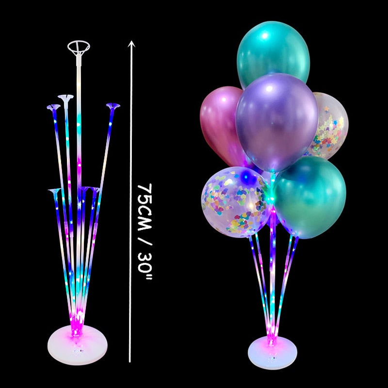 1/2Set Column Balloon Stand for Baby Shower Birthday Wedding Party Decoration Eid Baloon Arch Kit Pump Clip Ballons Accessories