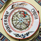 Qfdian kitchen supplies  D Tarot Decorative Plate Mug Cup Bone China Dinner Set Nordic Kitchen Ceramic Dessert Charger Plates for Wedding Tableware Trays