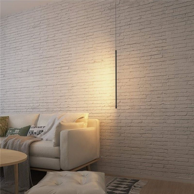 Bedroom Bedside Light LED Pendant Light for Living Room Adjustable Line Strip Hanging Lamp TV Wall Home Decor Modern Fixture