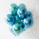 12pcs 5/10/12inch Metal Pearl Latex Balloons Chrome Glossy Metallic Colors Balloon Globos Gold Birthday Party Event Decoration