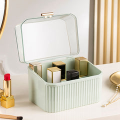 Lipstick storage box lid Dustproof Lipstick Holder Box Desktop Makeup Organizer Waterproof Cosmetics Display