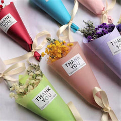 Qfdian Party decoration 5pcs Artificial Flower Valentine's Day Gifts Mini Gypsophila Bouquet  Box with Gift Immortal Soap Flower Wedding Gift for Guests