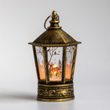 Qfdian halloween decorations Halloween Decorations Led Candle Light Vintage Witch Castle Pumpkin Ghost Hanging LED Lantern Lamp Haloween Party Decor Supplies