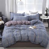 3/4pcs Cartoon Bedding Set Feather Duvet Cover Set Quilt Cover Bed Sheet Pillowcases Kit for Single Twin Double Queen King Bed