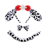 Qfdian halloween decorations halloween costumes Black White Cruella Costumes for Girls Dalmatians Tutu Dress for Kids Villian Cruella De Vil Halloween Outfit Children Clothes