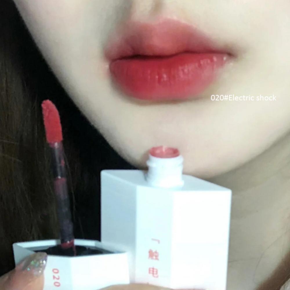 Pink Bear Lipstick Matte Velvet Lip Gloss Sexy Red Lip Tint Makeup Waterproof Lipgloss Long Lasting Lip Stick Korean Cosmetics