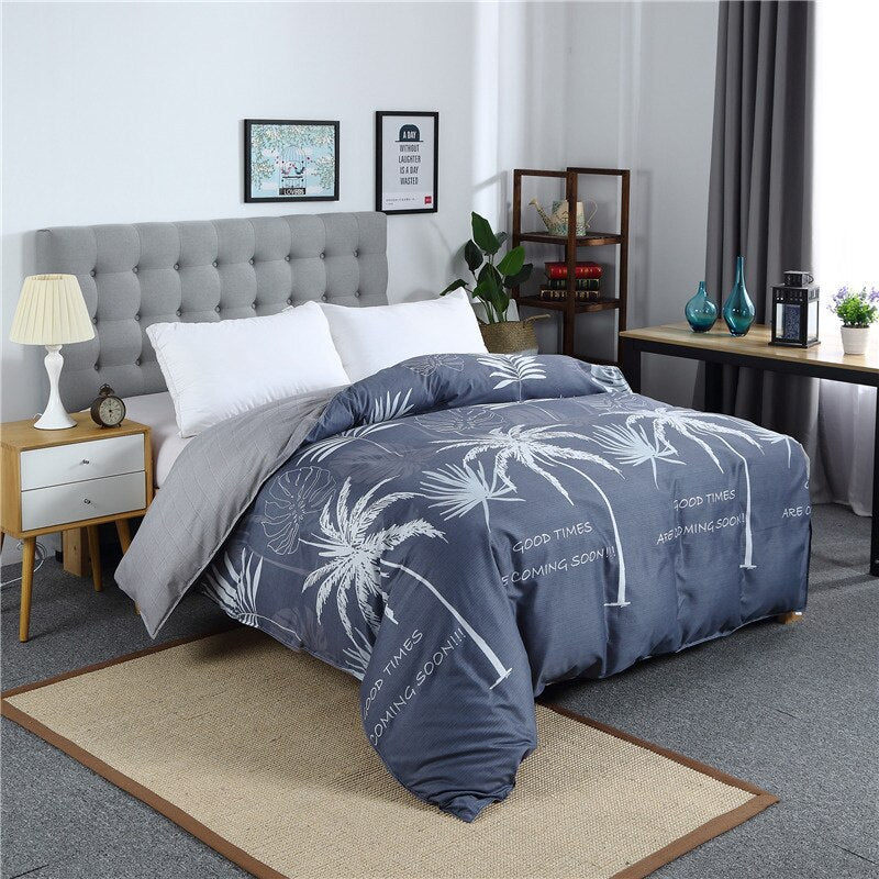 1 piece Quilt Cover Nordic Simple Duvet Cover 180x220 Single Double Queen King Adult KidsBedclothes Bedding Bedroom